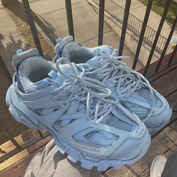 blue balenciaga boots